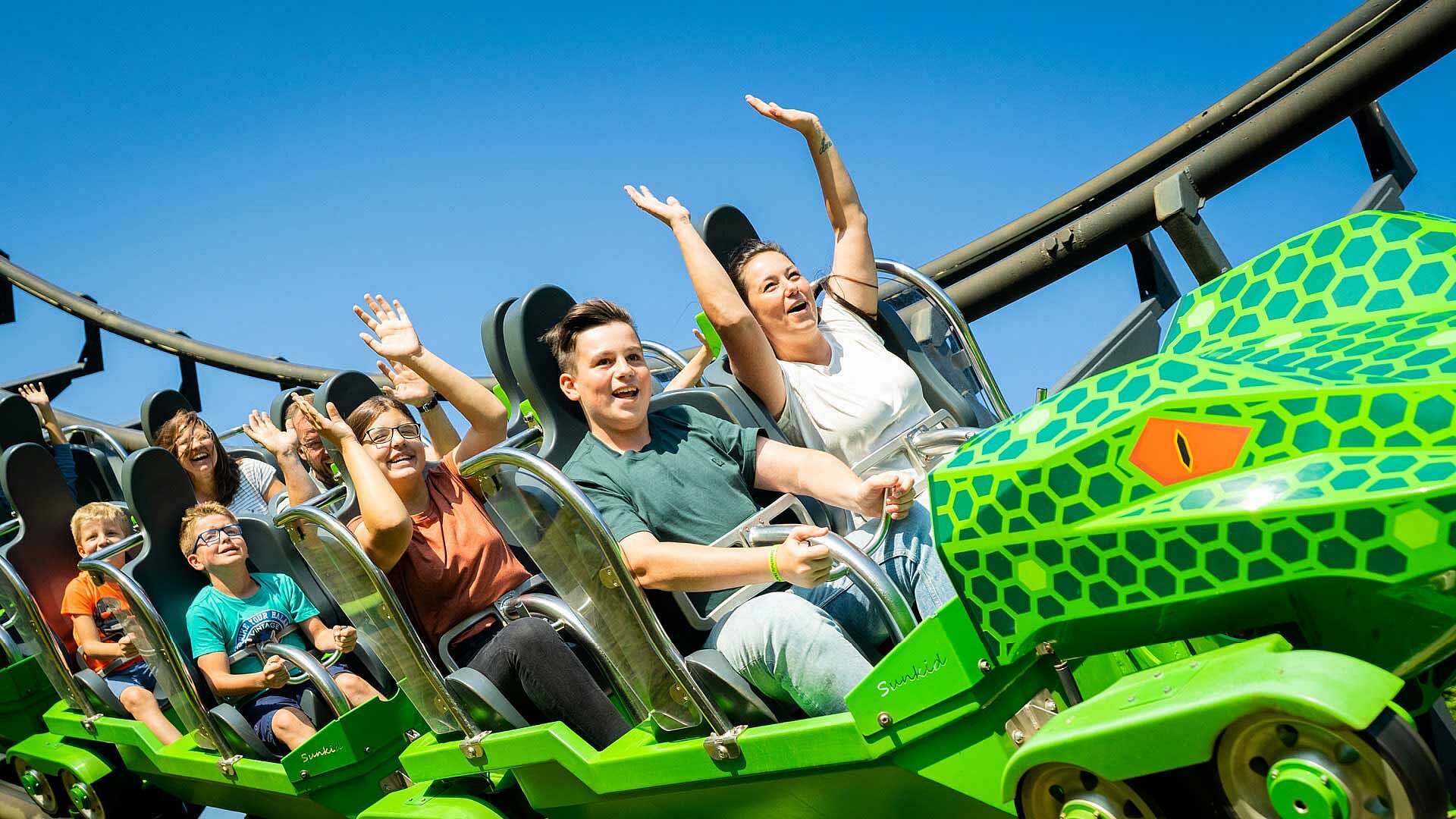 Achterbahn mit Looping - Speed Snake FREE