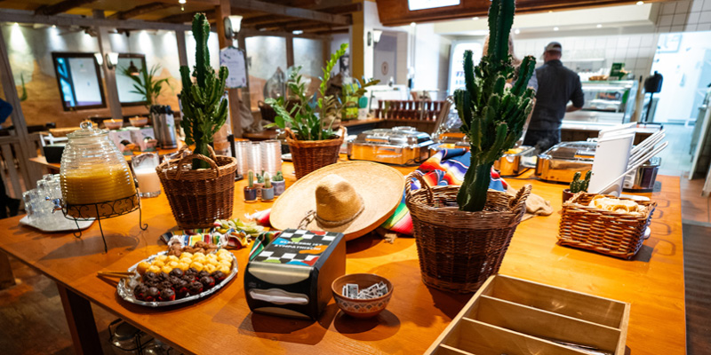 Frühstücksbuffet bei la Cascada