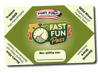 Der Fast-Fun-Pass im Freizeitpark FORT FUN hat einige Vorteile.