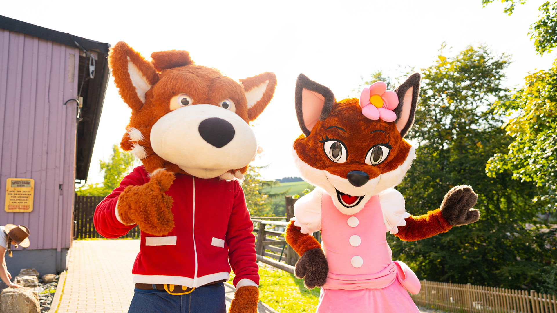 Funny und Frida feiern Geburtstag im Park